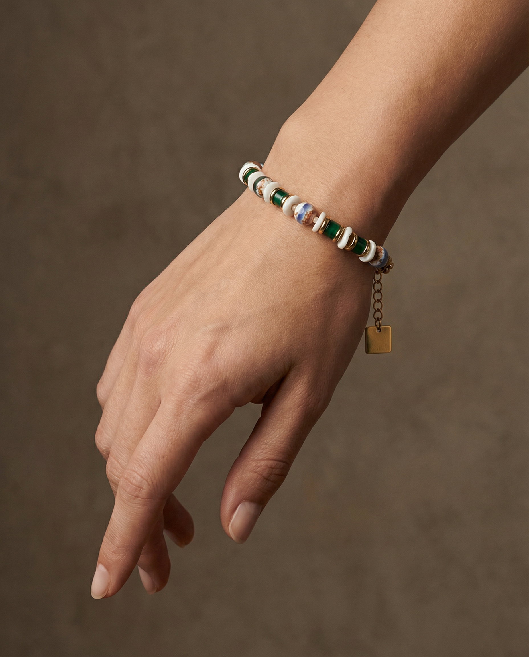 Lime Bracelet White