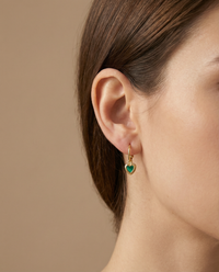 Cupidon Earrings Green