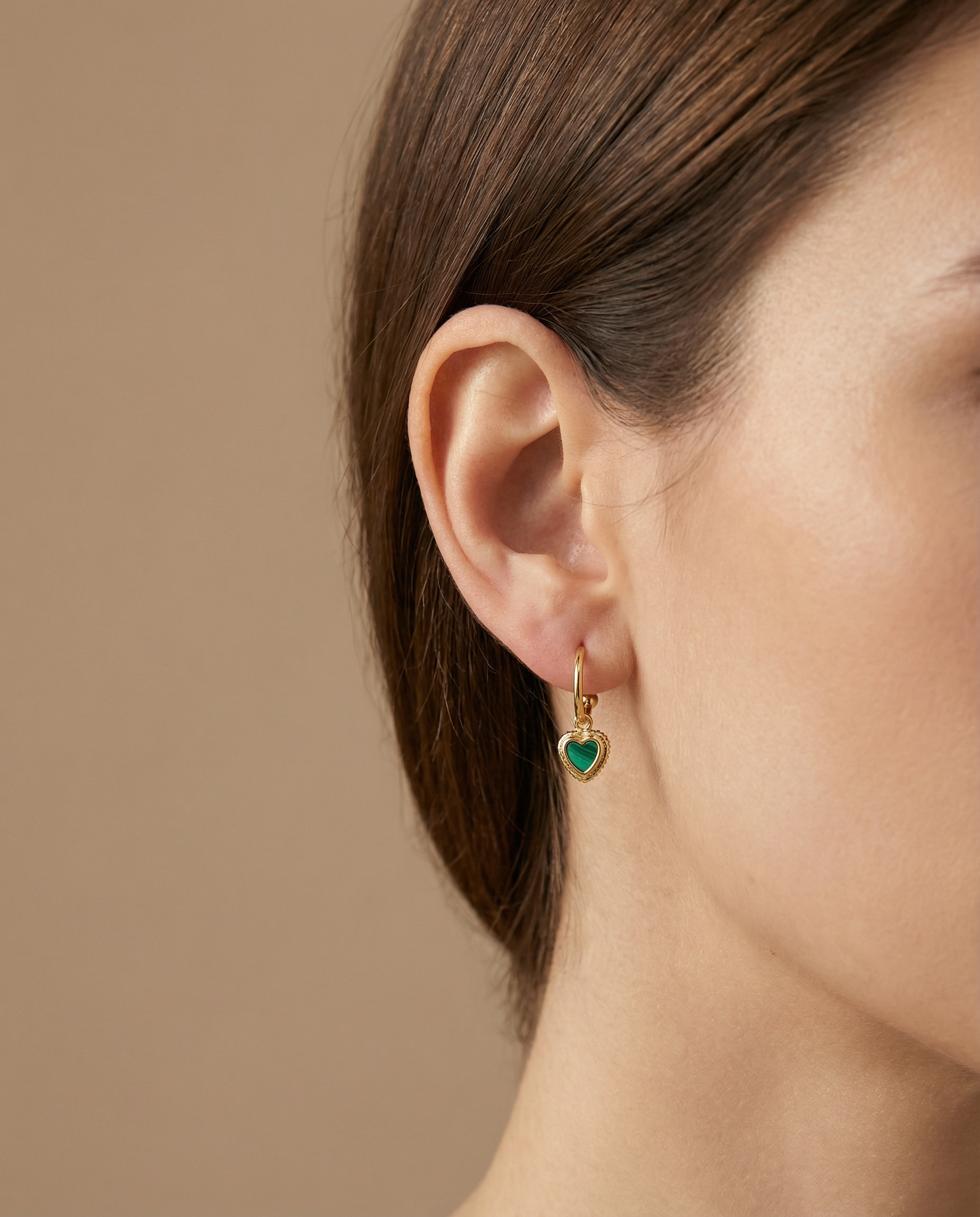 Cupidon Earrings Green