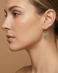 Cupidon earrings Turquoise