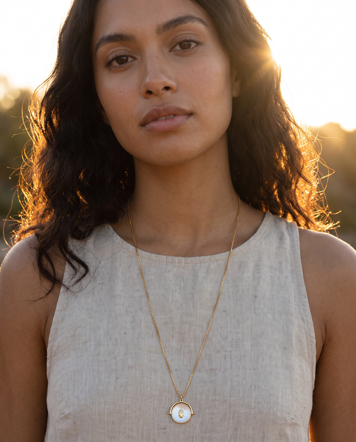 Long Gold Necklace
