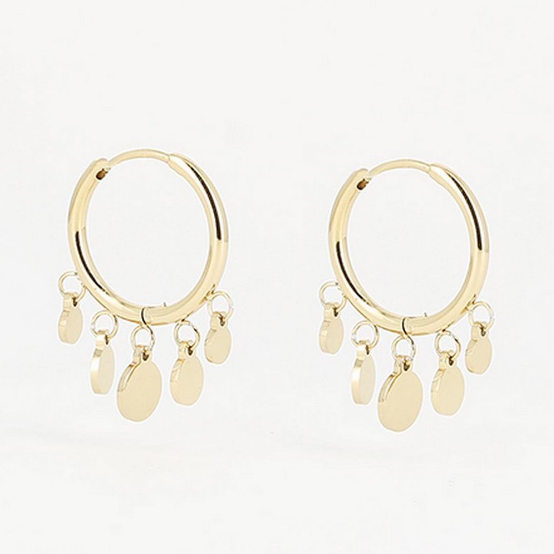 Confetti Hoop Earrings