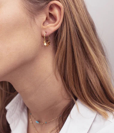Confetti Hoop Earrings