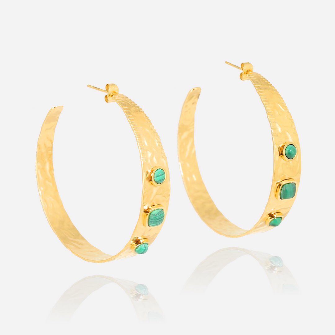 Green Earrings