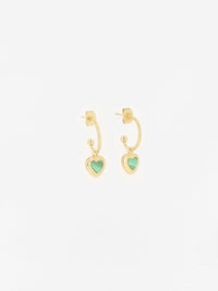 Cupidon Earrings Green