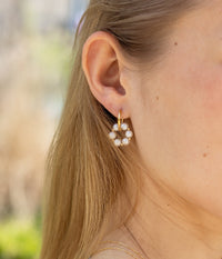 Jade earrings