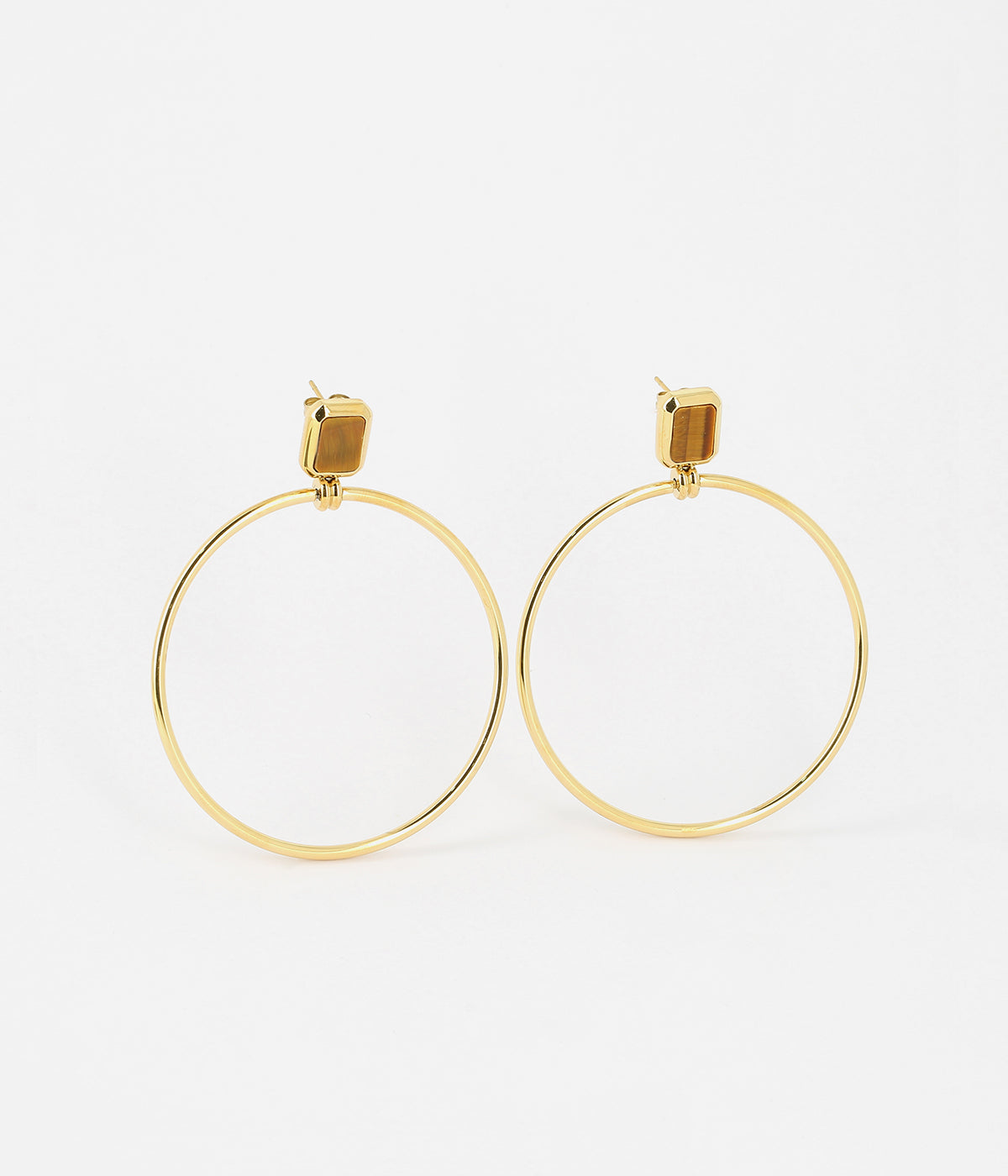 Omonia Earrings Tiger's Eye