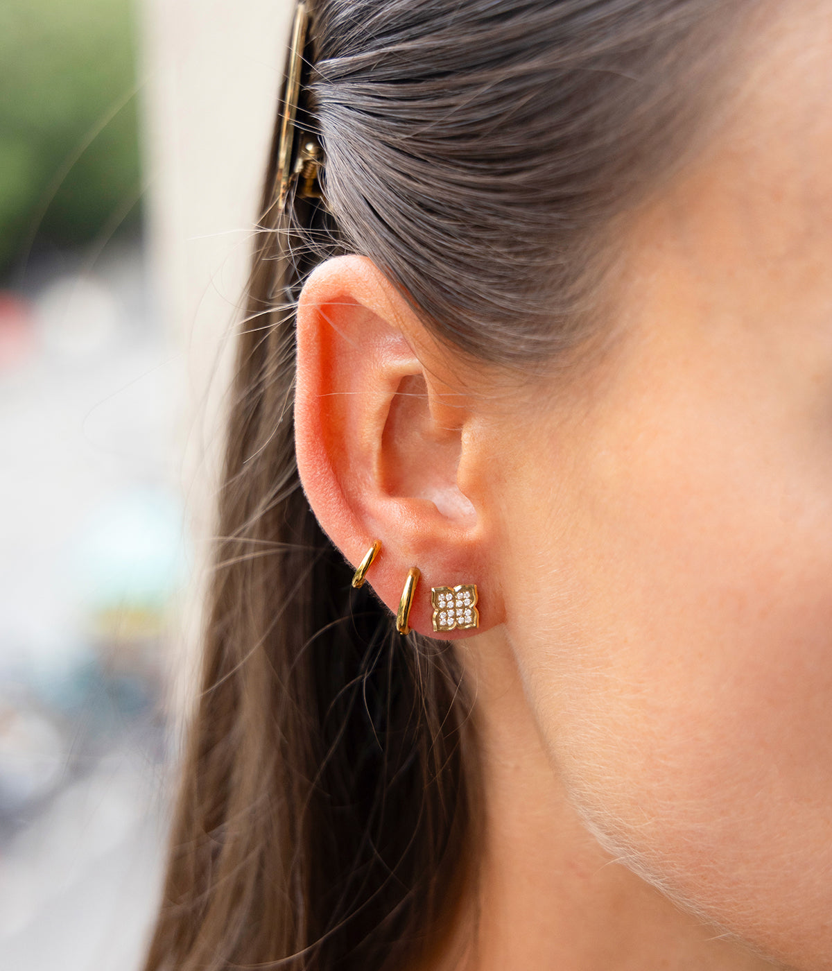 Norris Earrings Steel