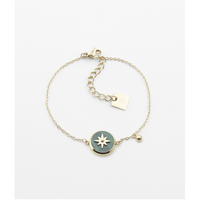 Sun Bracelet in Malachite