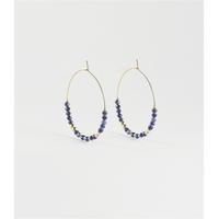 Favela Earrings in Lapis