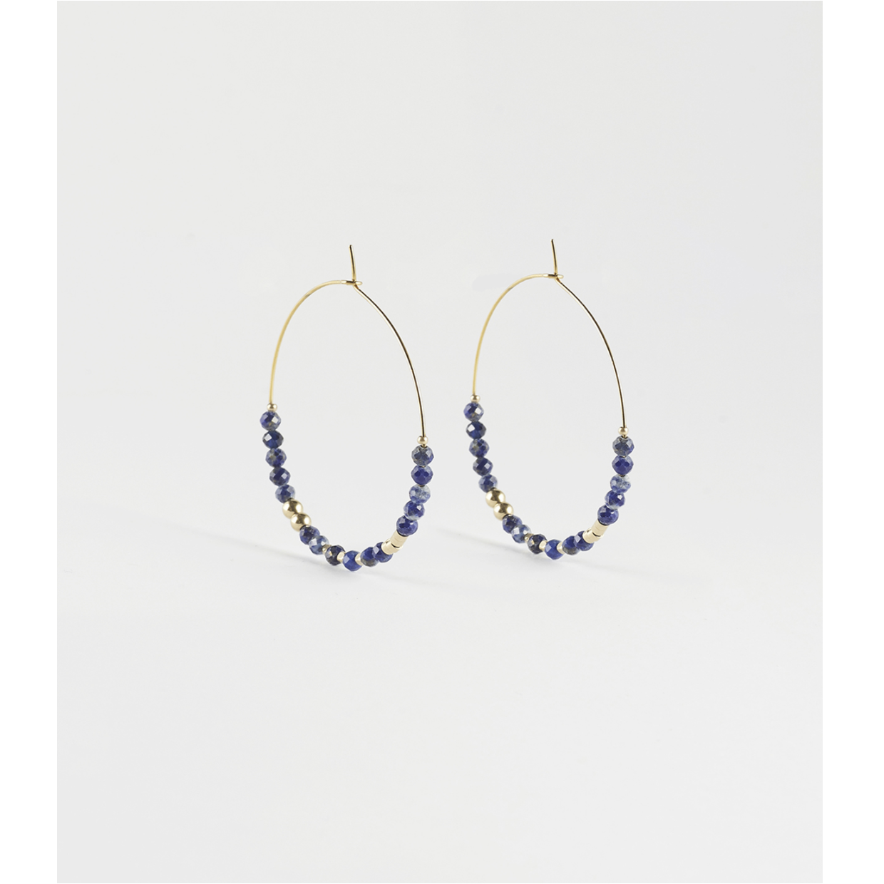Favela Earrings in Lapis